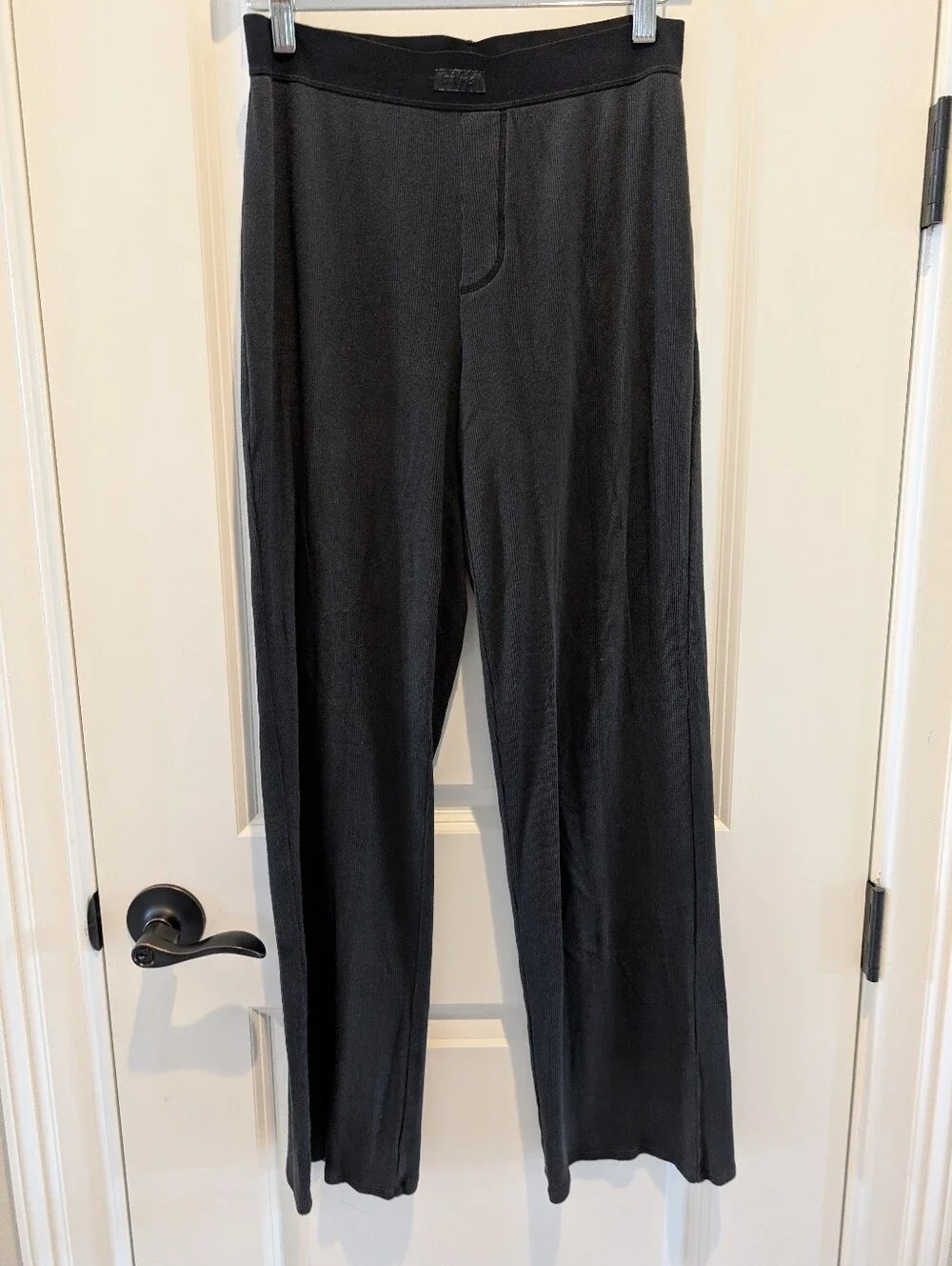 Skims Ribbed Cotton Pants - Picture 1 of 7